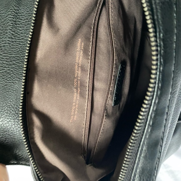 Mat & Nat Black Vegan Leather Backpack - Picture 6 of 8